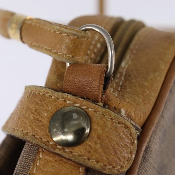 GUCCI Micro GG Supreme Shoulder Bag PVC Beige Gold Auth BA5707 - Picture 9 of 16